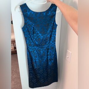 Vintage Jessica McClintock Gunne Sax Floral Satin Dress Y2K 1990s